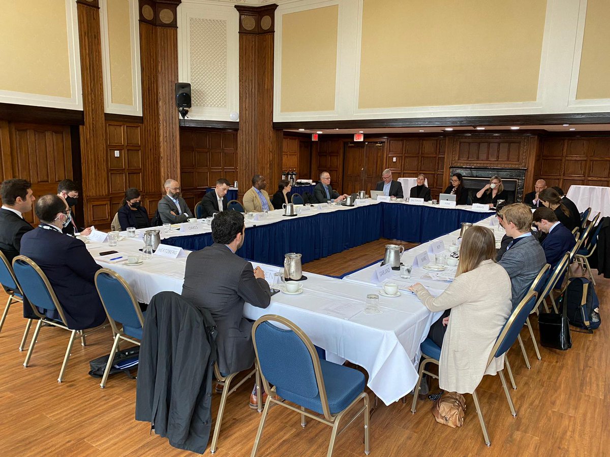 TheSoufanCenter's tweet photo. TSC was delighted to host a discussion today in Washington, D.C. on responding to violent far-right #REMVE groups through #sanctions / #proscriptions, with briefings by @NaureenCFink, @ColinPClarke, @Jason_Blazakis, @msaltskog, & @JessMarinDavis. https://t.co/IqQ6kBgFrv