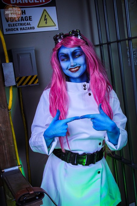 The Doctor is in this week on My Pet Monster Girl!  With the electrifying Squid Vicious! https://t.c<a href="/tag/altmodel"class="tags"><span>#altmodel</span></a><a href="/tag/bodypaint"class="tags"><span>#bodypaint</span></a><a href="/tag/oni"class="tags"><span>#oni</span></a>