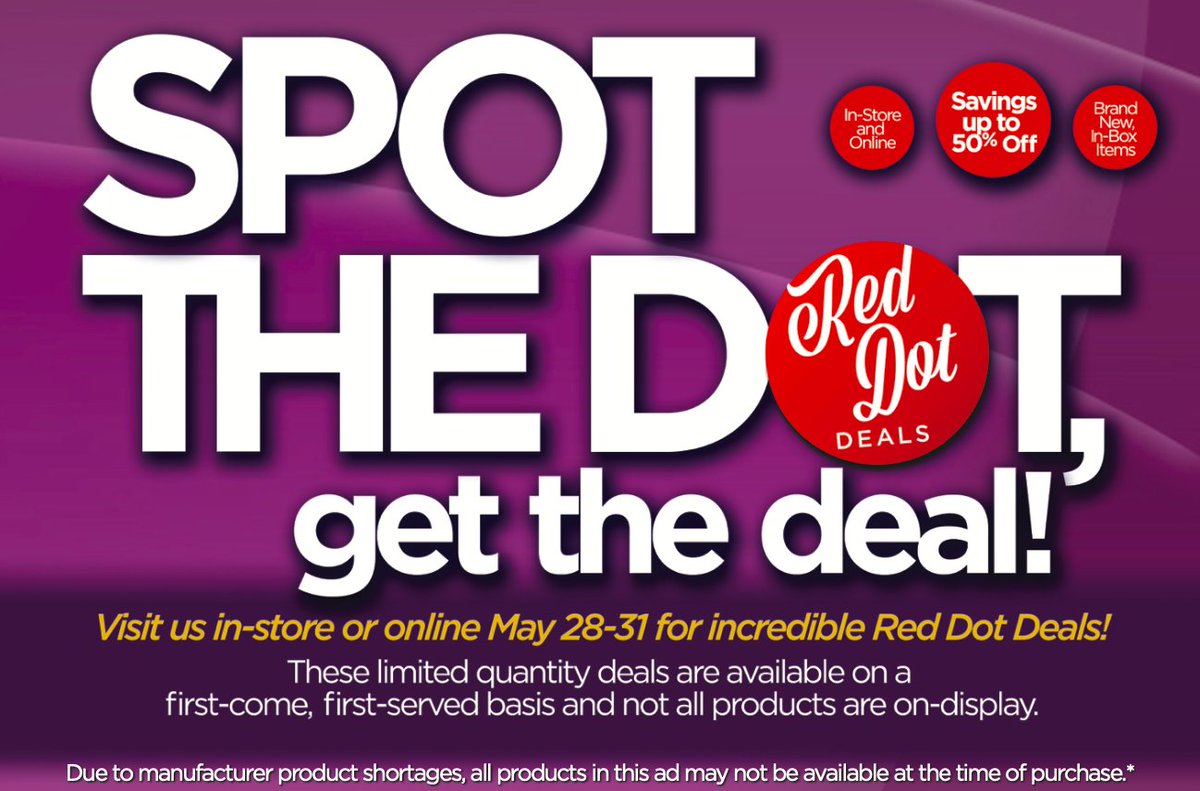 OrvillesHome's tweet photo. Orville's Red Dot Sale is here! Click here to view our weekly ad for the best appliance deals in WNY. *See stores for details. https://t.co/pELtfnLos2 https://t.co/bOFFbJFudK