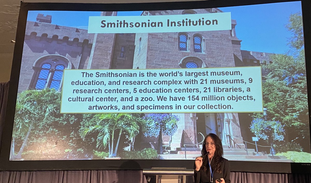 I didn’t know that the <a href="/smithsonian/">Smithsonian</a> was so HUGE!  <a href="/codonnel_carol/">Carol O'Donnell</a> 
#paemst