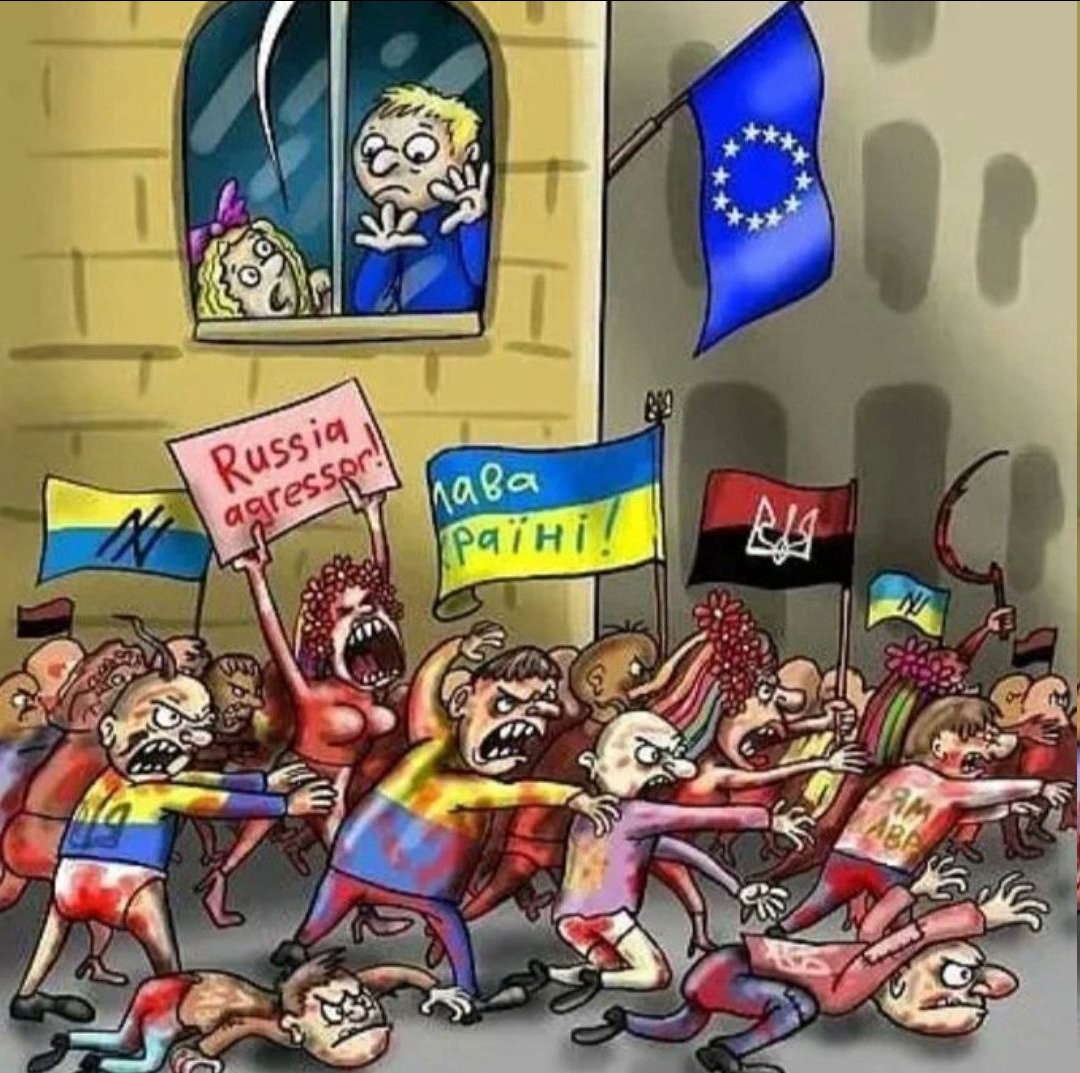 Украинские беженцы прикол