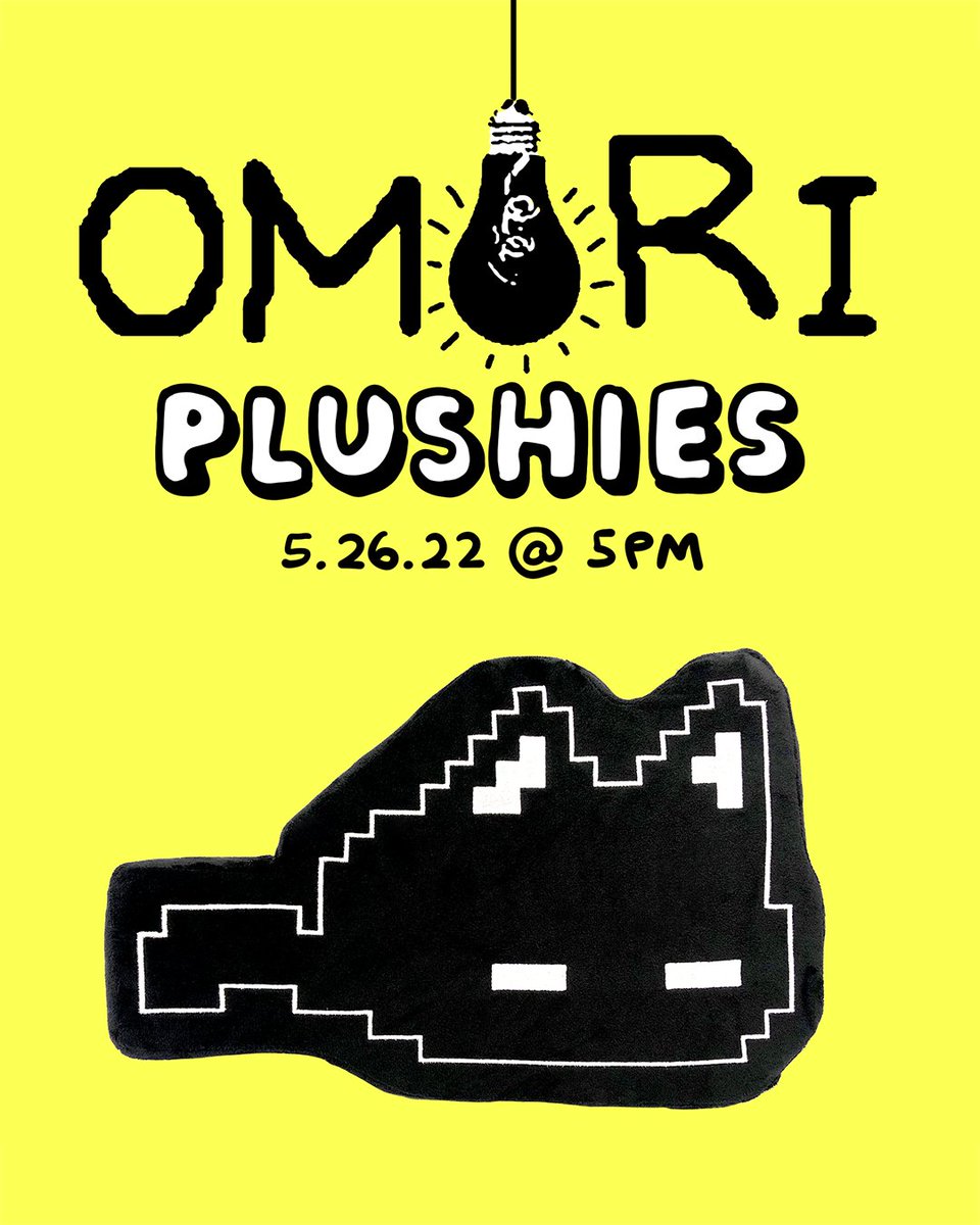 OMOCAT on X: OMORI plushies -- coming 5.26.22 @ 5PM PST!   / X