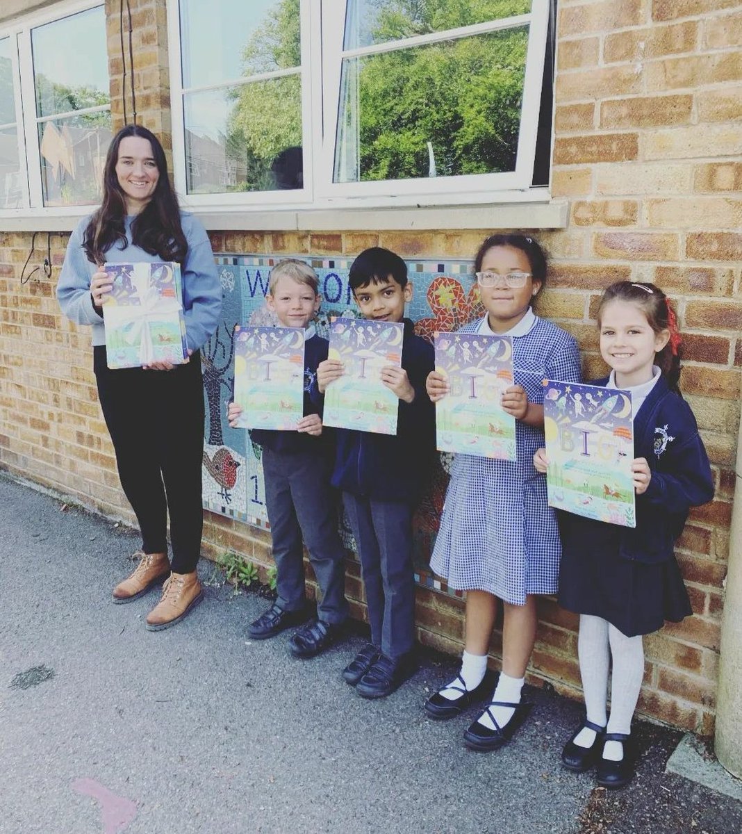 Anna_Harriott's tweet photo. We've been out delivering The Big Adventure! Written by me, illustrated by @FM_Illustration Originally commissioned by @WiltsCreative and @WiltsCF funded by Salisbury Area Board for distribution to 800 young people across #Salisbury @wiltshirecouncil @talltreetheatre #writer https://t.co/jdSHBYKk30