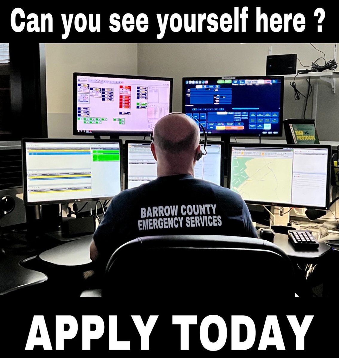 barrow_county's tweet photo. BCES is currently hiring full-time Communications Officers for our 24/7 Emergency 911 Center.

Any questions can be directed to: 
Operations Manager Jessica Hughes at 770 307 2987 xt: 3048 or via email at Jhughes@barrowga.org

Apply at: https://t.co/uKNrf45uIx https://t.co/RFN2B2mkLh