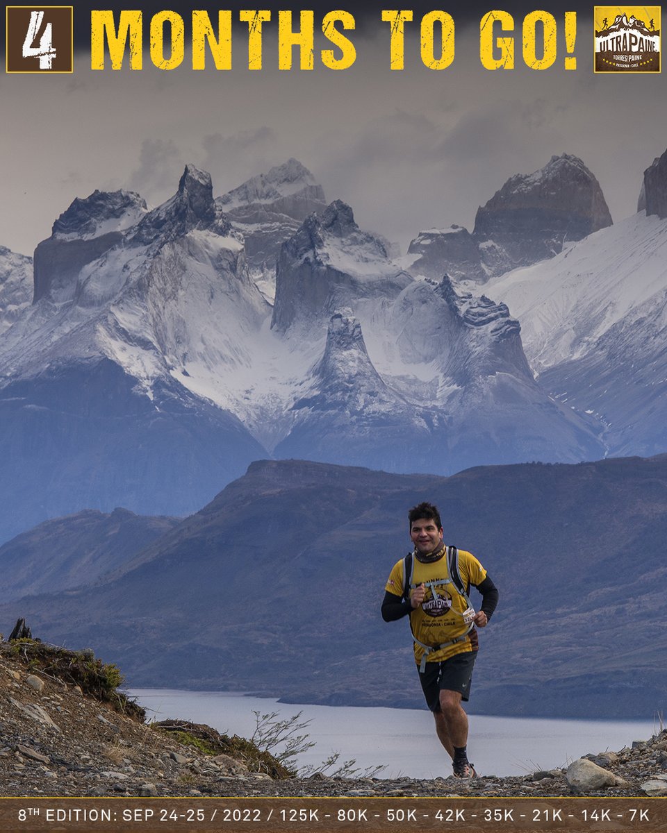 ⏳⚡️¡Cuatro meses para la octava edición de #ULTRAPAINE!
🤯⏰Ya no hay tiempo que perder… 💪🏻¡A prepararse para septiembre!

ultrapaine.com

⏳⚡️Four months until the eighth edition of ULTRA PAINE! 
🤯⏰There is no time to waste... 💪🏻Go get ready for September!

#Trail