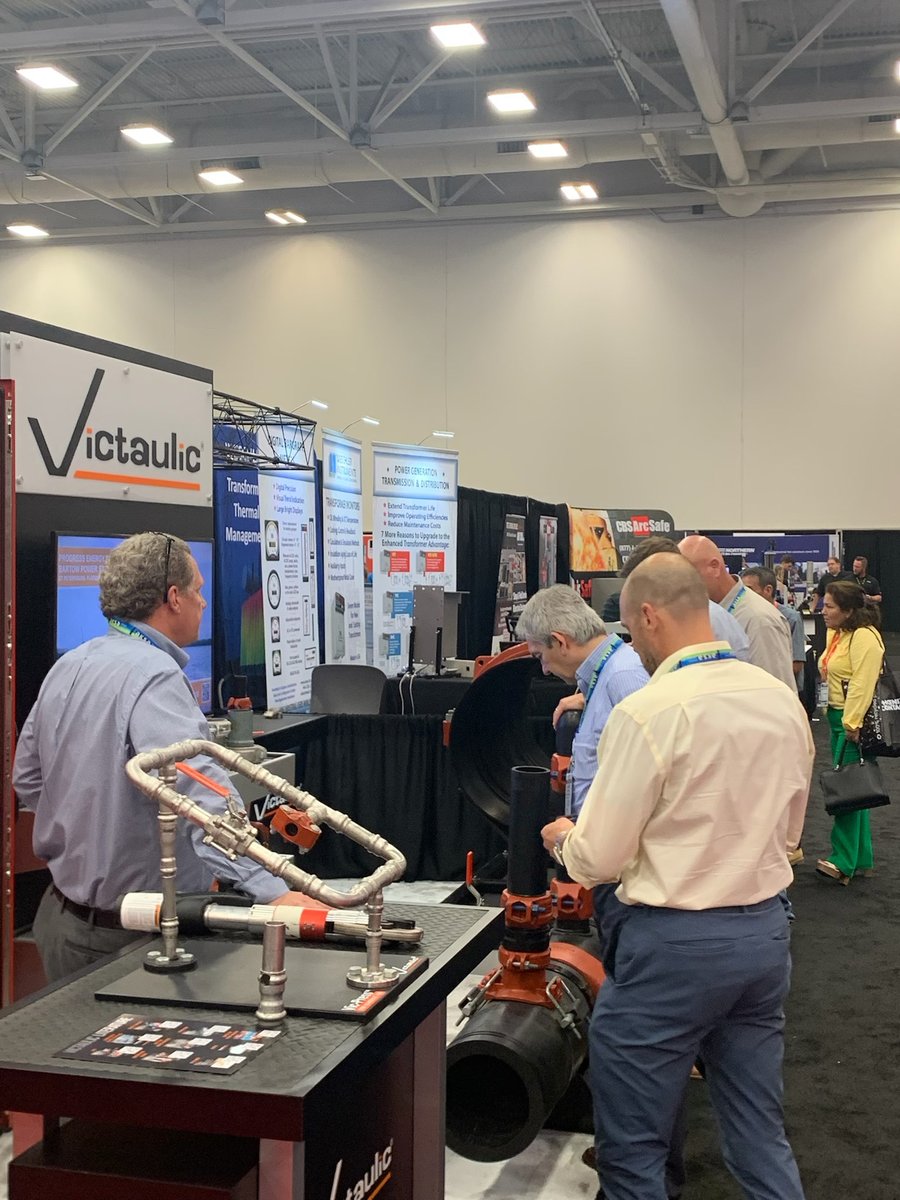 Victaulic's tweet photo. Victaulic’s team of experts has enjoyed connecting with the power industry at #POWERGEN2022. Be sure to stop by Booth 5044 to learn about the solutions that we can provide!
https://t.co/nw6fcZlkkE
#victaulic #victaulicinfrastructure #POWERGEN #tradeshow #power #energy https://t.co/QIffM5zGqG