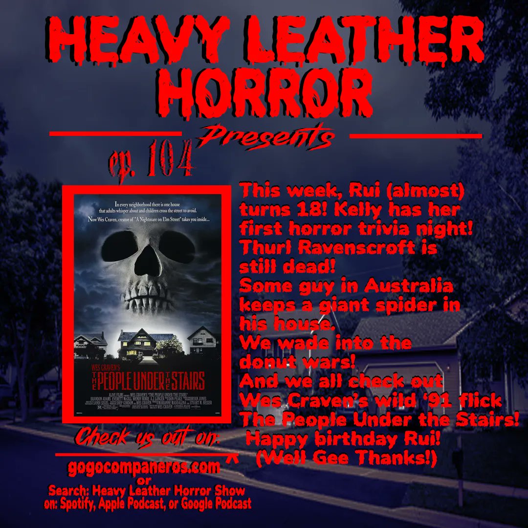 Heavy Leather Horror Show Podcast & TV on Twitter "On this week's