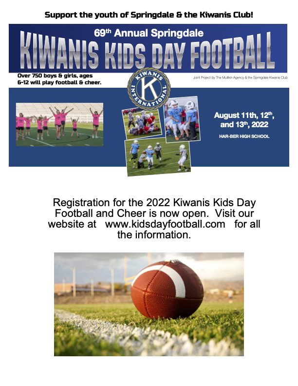 HellsternHeroes's tweet photo. Sign up for Kiwanis Kids Day Football! https://t.co/stsbUzU7xd