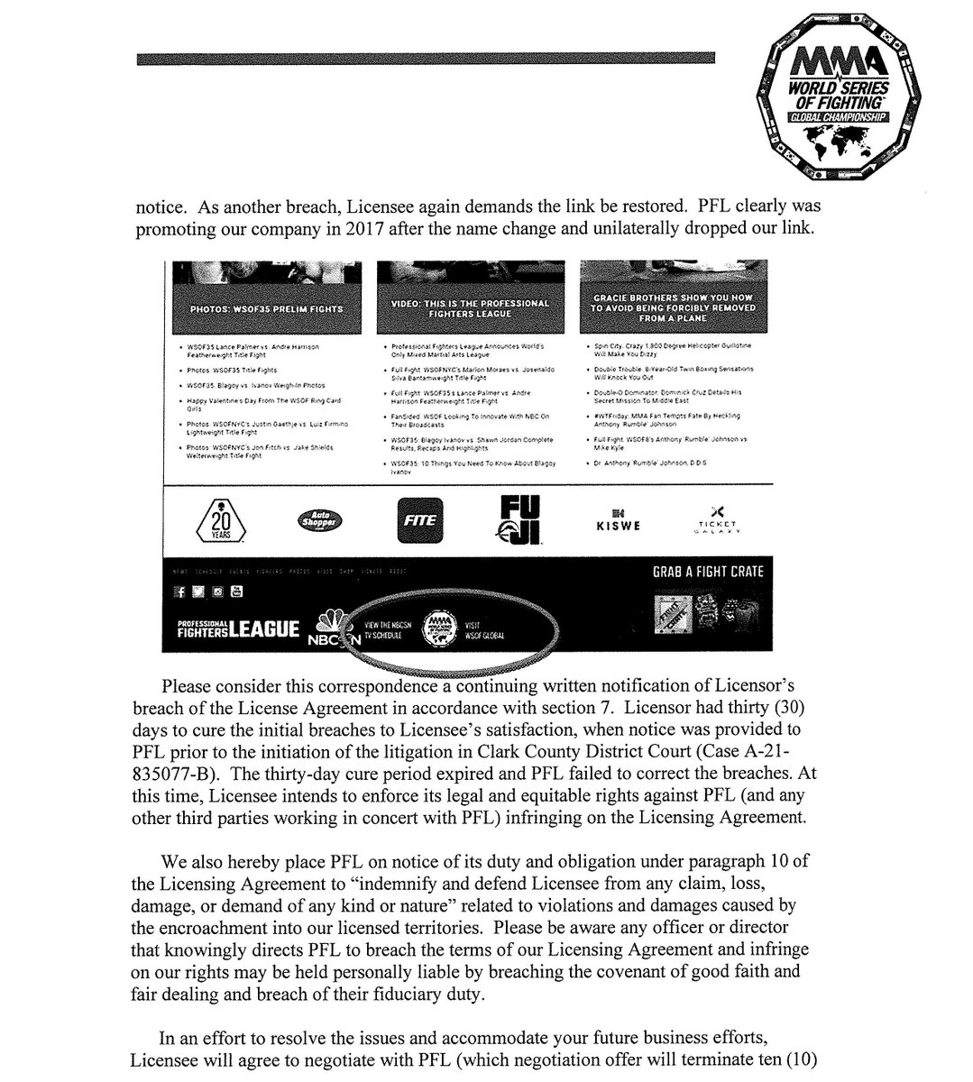 WSOF Global tweet media