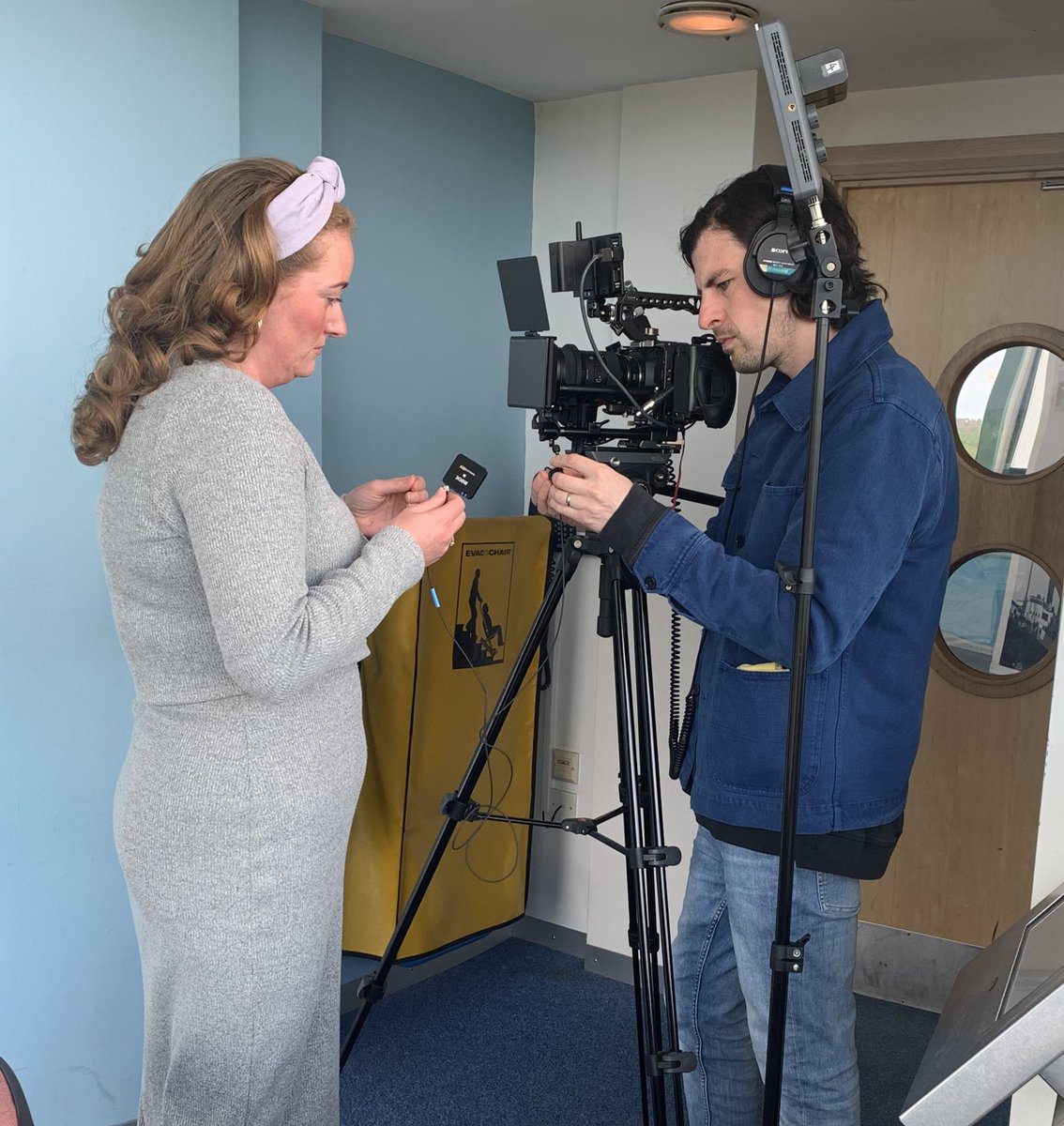 HelixArts's tweet photo. Finished up on the #betterconnect filming today. Thanks for hosting @SegedunumFort It is going to share stories of our participants and partners. What a journey. Mission to find more funding! @NASPAtweets @ace_national #socialprescribing #partnership #creativity #wellbeing https://t.co/FJzc66o4oK