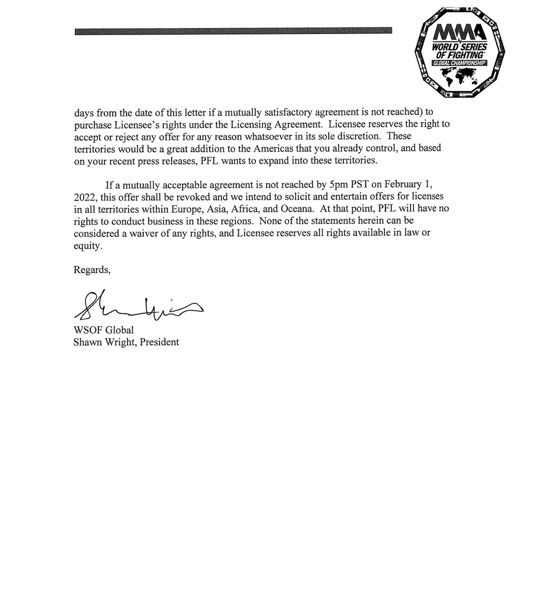 WSOF Global tweet media