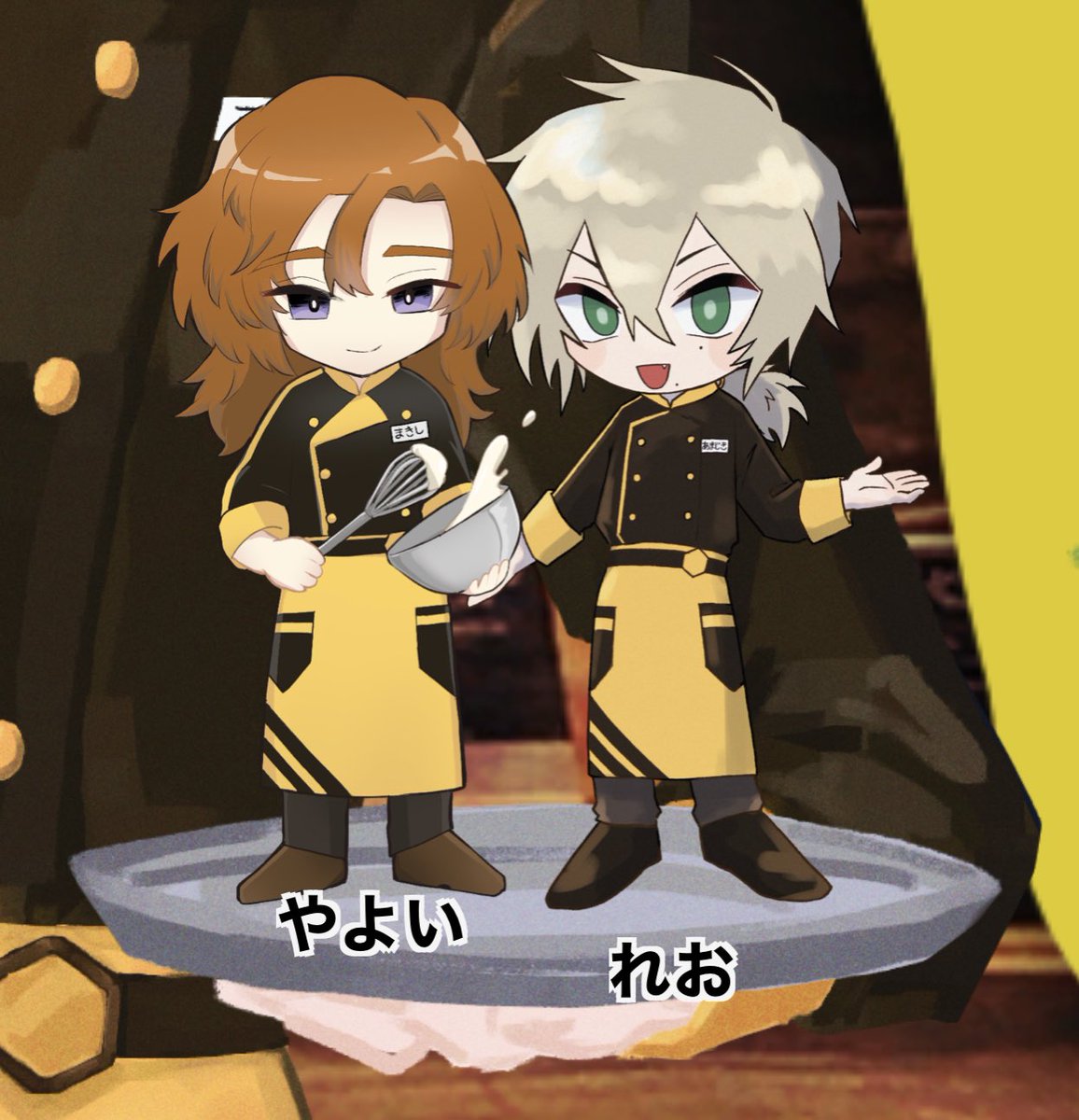 ss__table's tweet photo. CoC『愛罠蜂』
作 : popo様
──────────────
KP 🌷

PL / PC
HO1 オーナーシェフ
マコモ / 牧志弥生 -ﾏｷｼ･ﾔﾖｲ

HO2 バイト
🍣 / 天喰怜生 -ｱﾏｼﾞｷ･ﾚｵ
────────────── https://t.co/tQiirCwocO
