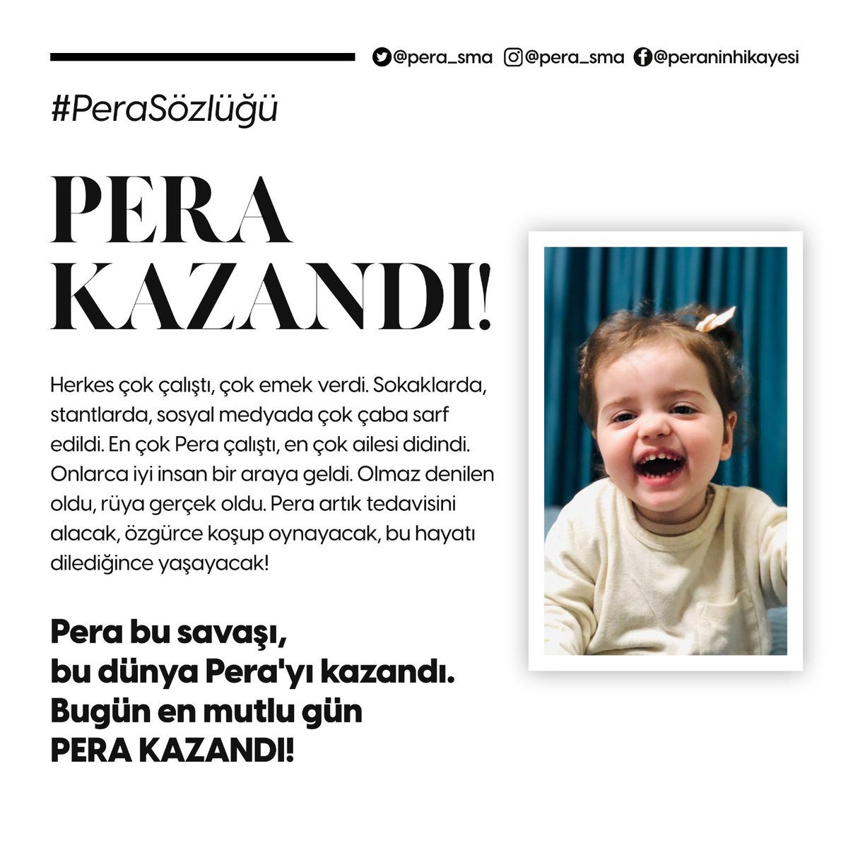 Pera bu savaşı, bu dünya Pera'yı kazandı
PERA KAZANDI!