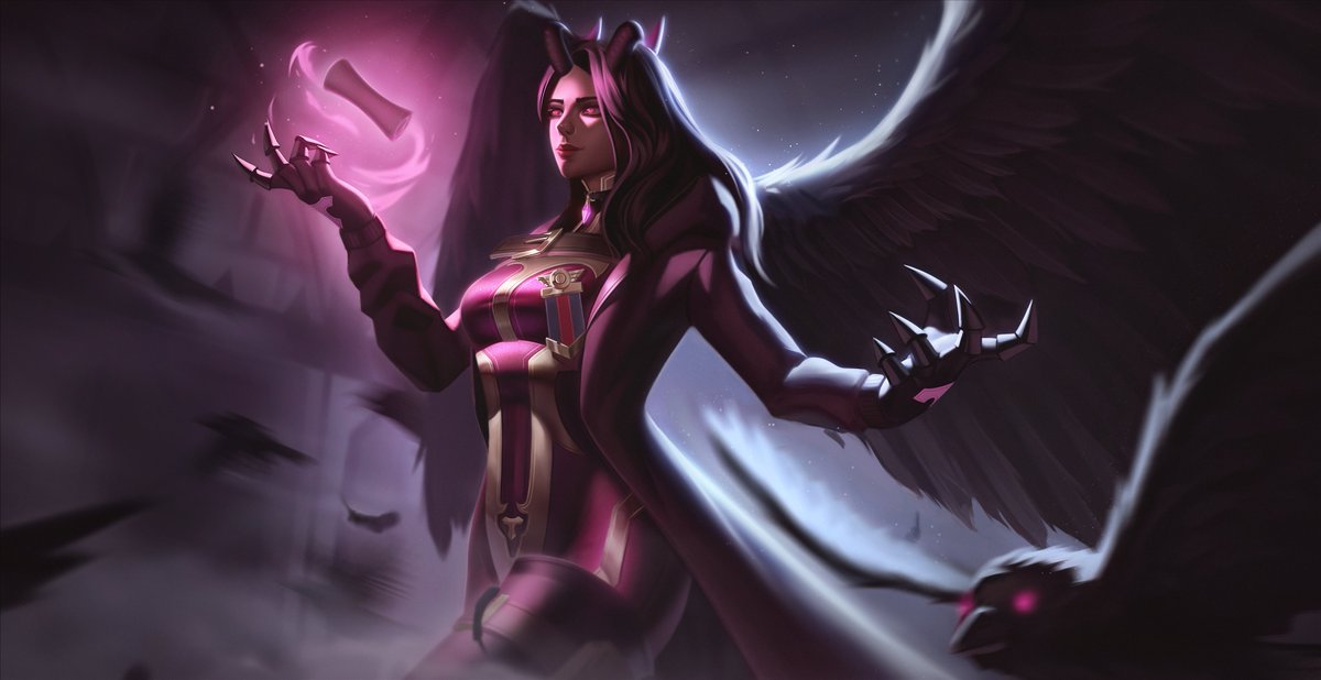 Another drawing this time of @Corvusette's beautiful oc