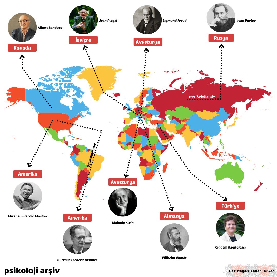 Dünya Psikolog Haritası 🗺️