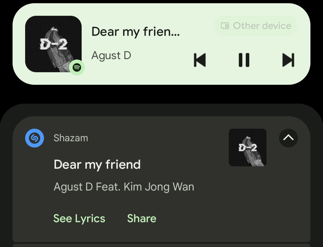BTSx50States's tweet photo. 아직도 여전히
니가 난 그립고 또 그립네

Still, as ever,
I miss you, and I miss you

***

Ever feel like @BTS_twt lyrics are out to just make you sit still &amp; pay attention? 😔

A bit late on this admin's part, but happy #2YearsWithD2 #SUGA💜

Lyrics trans: https://t.co/Kn3xU9oLk3 https://t.co/Ki33gm2R9q