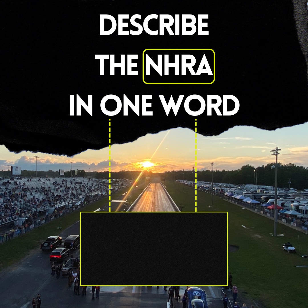 What word would you pick? 

#TSRnitro | <a href="/NHRA/">NHRA</a> | <a href="/Dodge/">Dodge</a> | <a href="/OfficialMOPAR/">MOPAR</a>