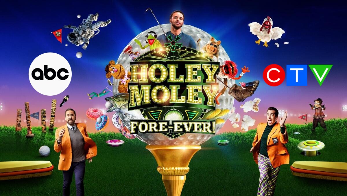 ANorthGameShows's tweet photo. Mini-golf
Mayhem
Muppets
We've been waiting FORE-EVER for this!
This is #HoleyMoley: #FOREever
(WIth @JoeTessESPN & @RobRiggle on the call) on @ABCNetwork & @CTV! https://t.co/rGesEeG88D