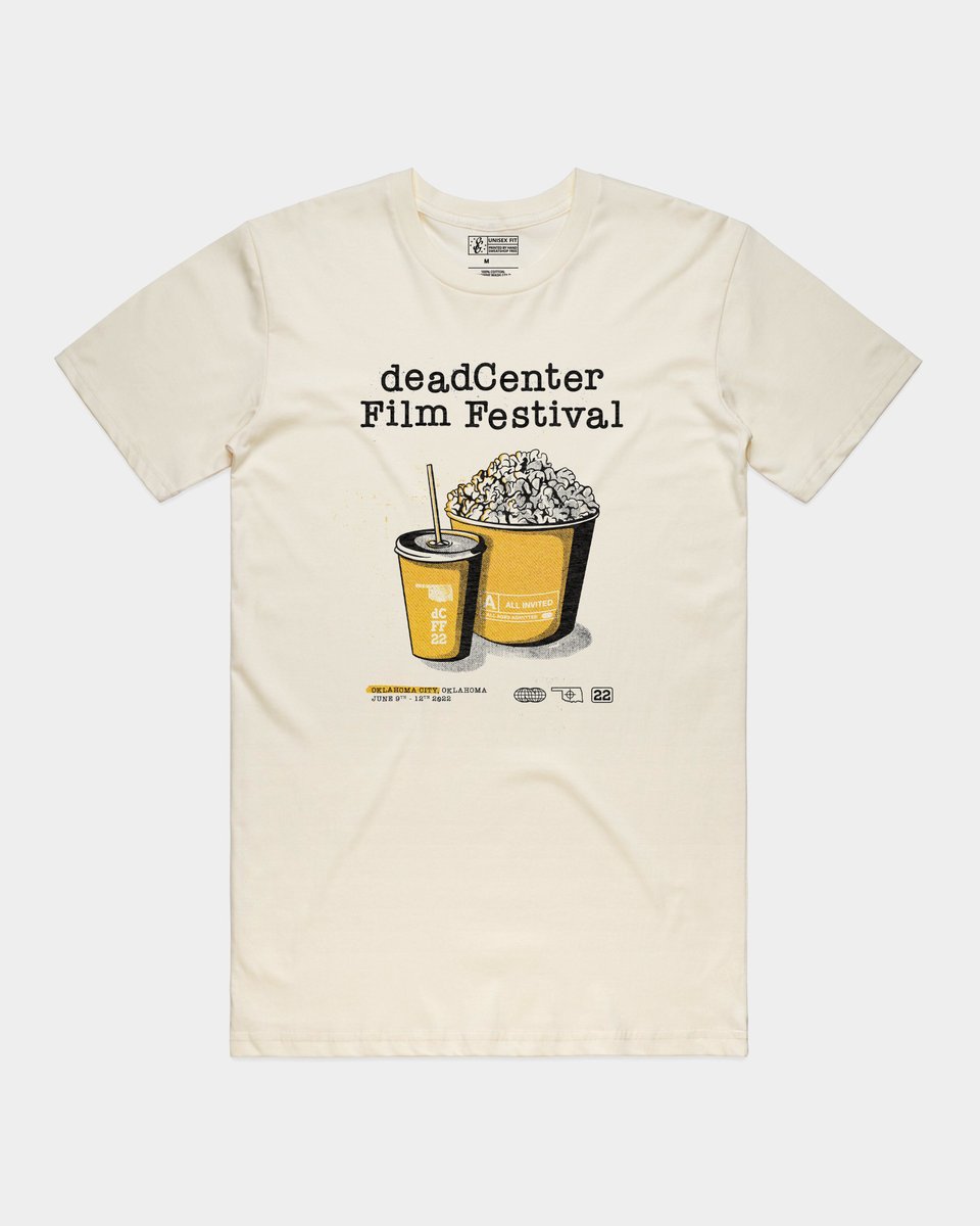 deadcenter's tweet photo. HOT OFF THE PRESS! 🔥🔥
Our new shirt is designed by Shop Good, a local shop. It is a natural color and is $22! It's available now on our website!
#shoplocal #shopgood #deadcenter #deadcenterfilmfestival #deadcenter #dcff #newshirt https://t.co/XO18flLbIg