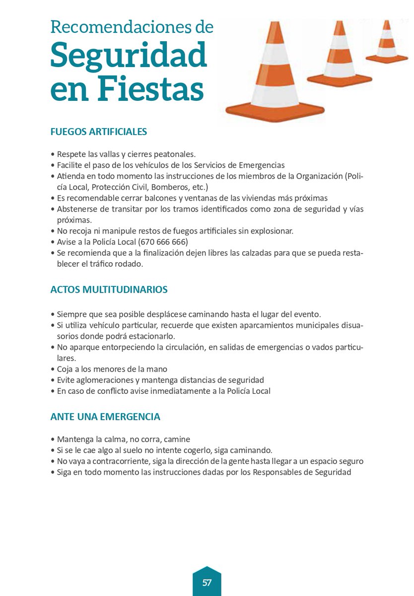 aytoelmolar's tweet photo. ⚠ Sigue las recomendaciones de seguridad en Fiestas ⚠ #ElMolar https://t.co/RyoEPHm87M