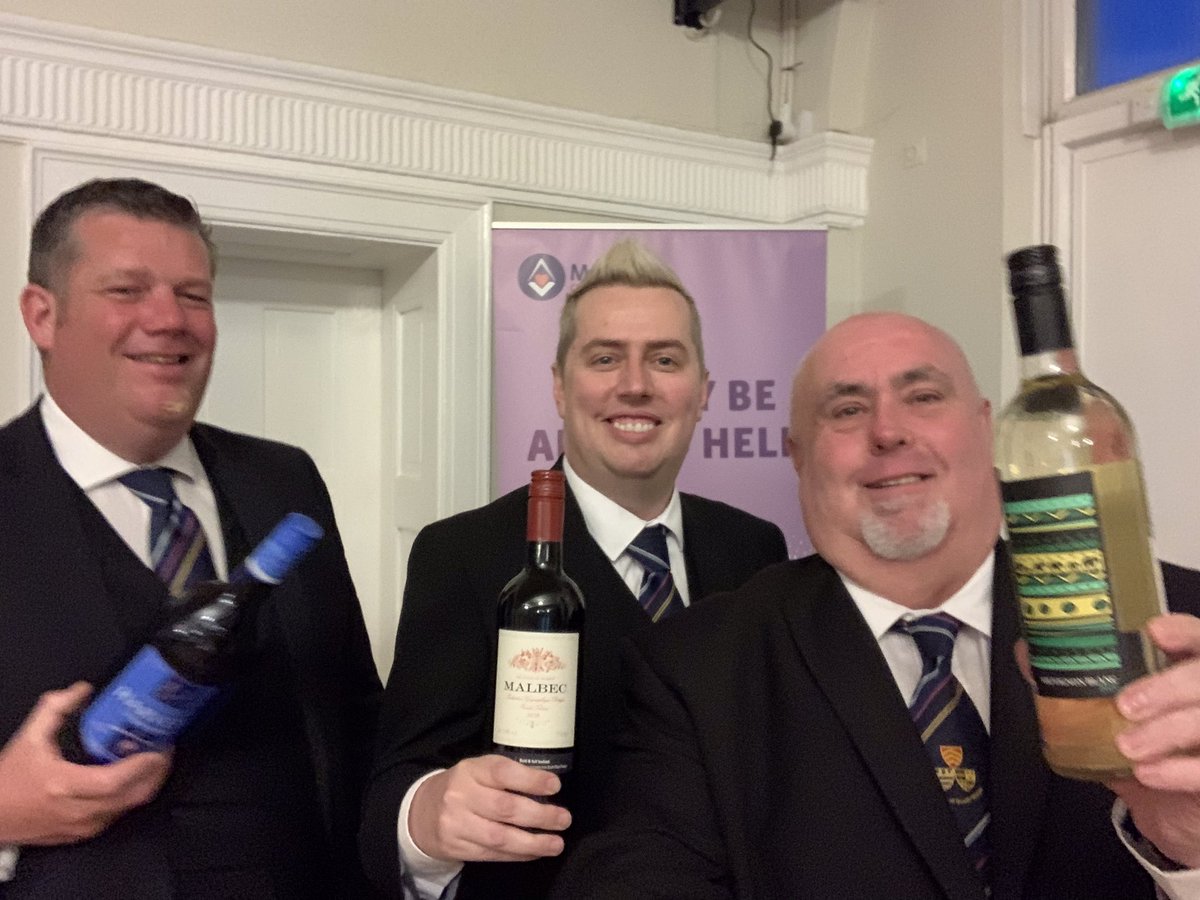 We only went and scooped up the raffle prizes at Penarth Lodge! Great evening, we will be back 👌#penarth #Freemasonry