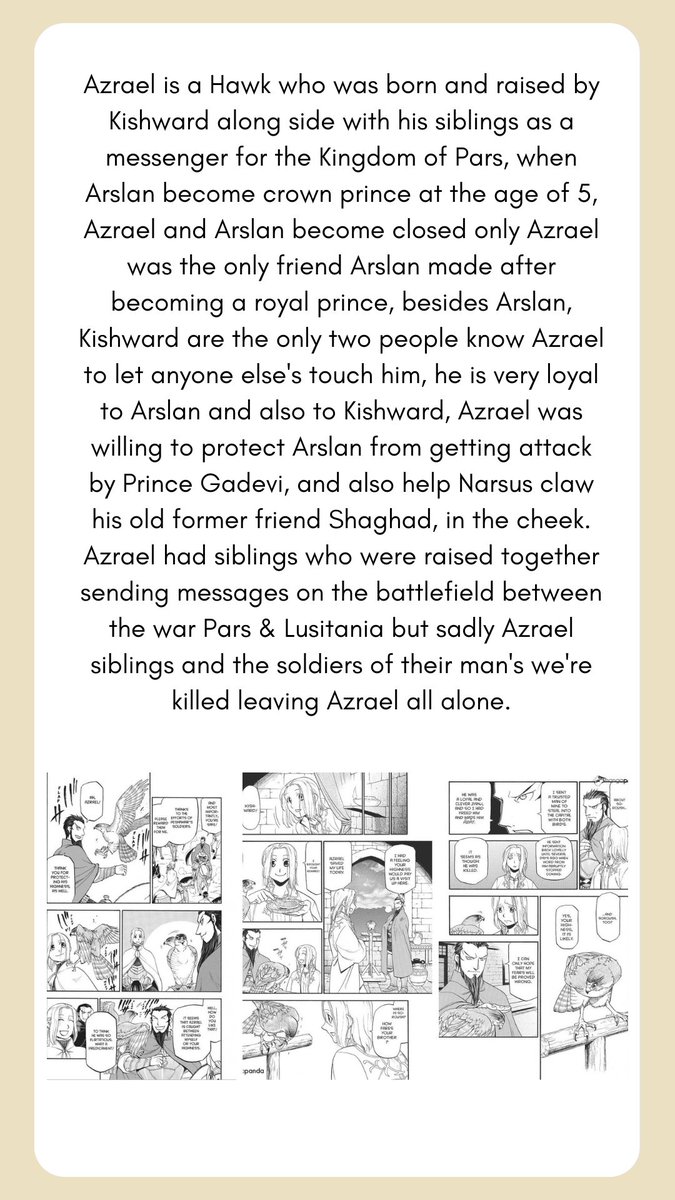 Natalie34787885's tweet photo. Shabrang and Azrael on The Heroic Legend of Arslan.
🐎🦅
#TheHeroicLegendofArslan #ArslanSenki #Daryun #Arslan #Azrael #Shabrang #manga https://t.co/qnDYertqem
