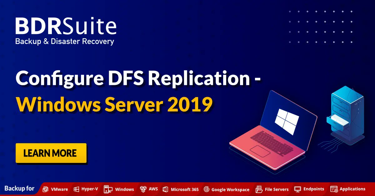 vembutech's tweet image. A Step by step guide on how to Configure #DFS Replication on Windows Server 2019. Click here to learn more. buff.ly/3zDU7yg
#DFSreplication