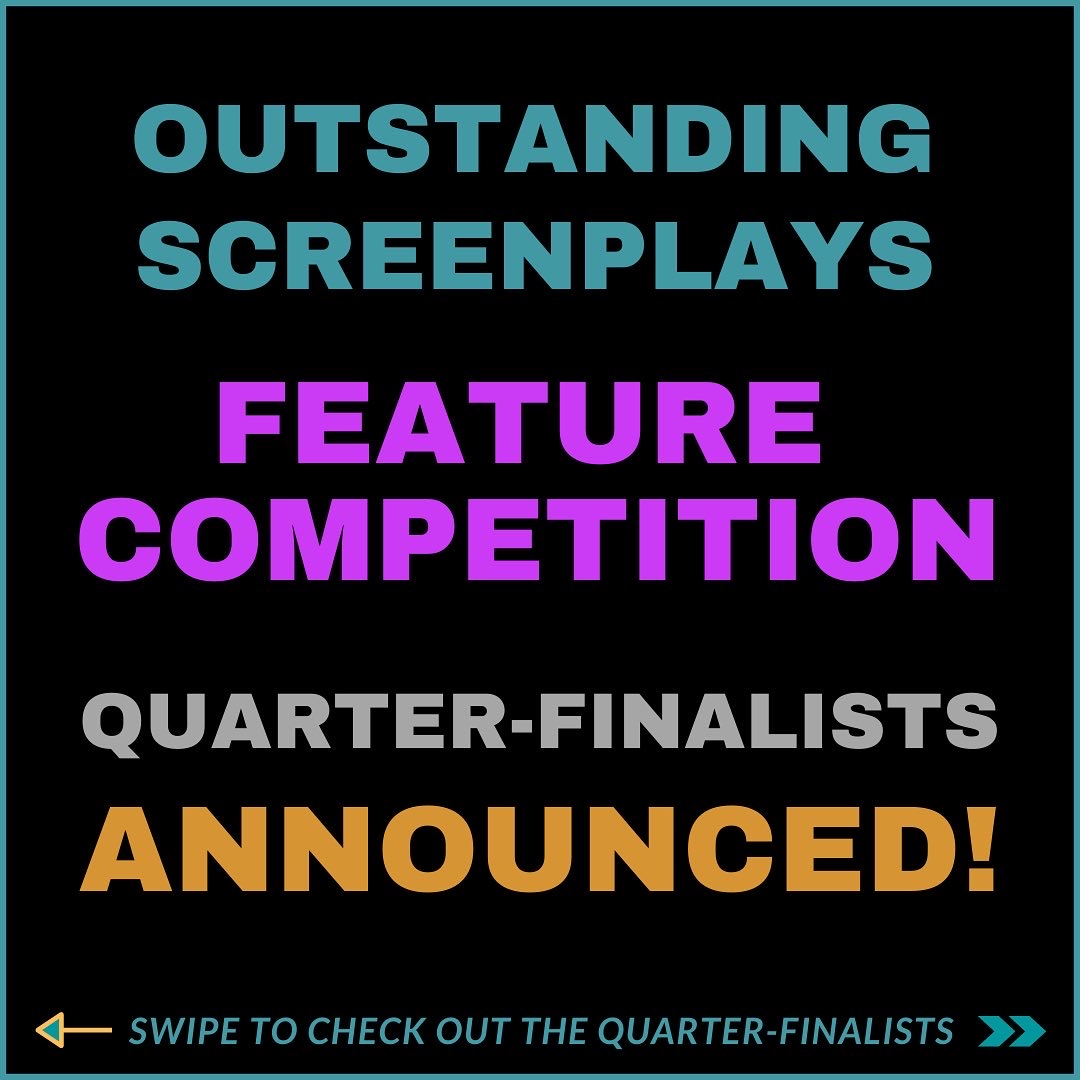 outscreenplays's tweet image. See all the Quarter-Finalists on our Instagram: instagram.com/p/Cd9S_9ZKa8g/