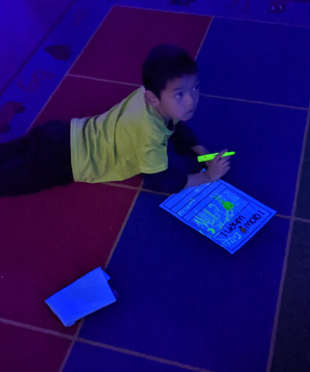 Our Kindergarten Countdown continues..."G for Glow Day"
We immersed ourselves with neon high frequency words, glow-in-the dark dice, and writing about who makes us glow 🌟
#glowingwithpotential
#kindergartencountdown
<a href="/WestIrondequoit/">West Irondequoit CSD</a>