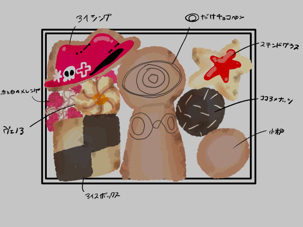 今週は吸死クッキー缶作る 