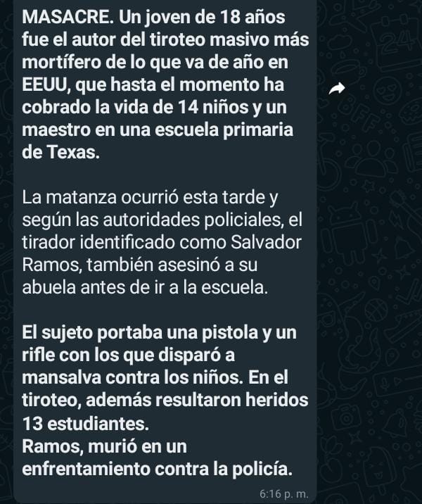 corolgonzalez's tweet photo. @oavendano @ONU_es @POTUS @BorisJohnson  Gobernantes revisen esto es muy grave que hayan Asesinos tan jóvenes en su País Que está pasando Usteds No controlan Armas a Menores y chicos cn problemas mentales hay muchos y Crimenes x esa causa ¡revisen y póngale un alto a esto #NoAlportedeArmas https://t.co/iRkAB1gvZJ