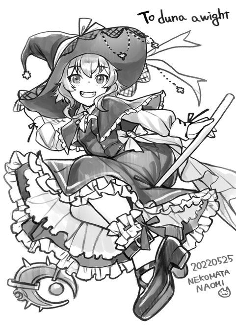 朝Skeb 魔女っ子Vtuber Duna Awightさん 