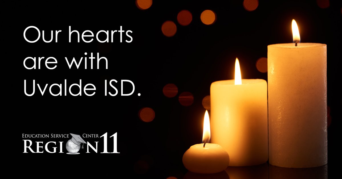 Our hearts are with Uvalde ISD.