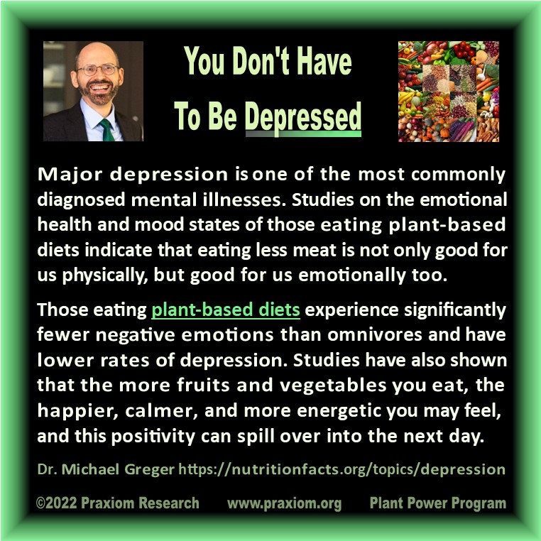 Plant power on twitter you don t have to be depressed dr