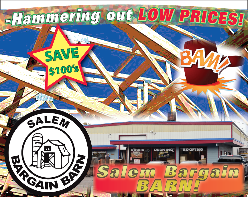 salemnightout's tweet image. Save EVERY DAY! Salem Bargain Barn, 4952 Portland RD NE -503.304.3914 Saves you Money! #BBS1 dlvr.it/SR0X5H #nightoutsalem #salemnightly