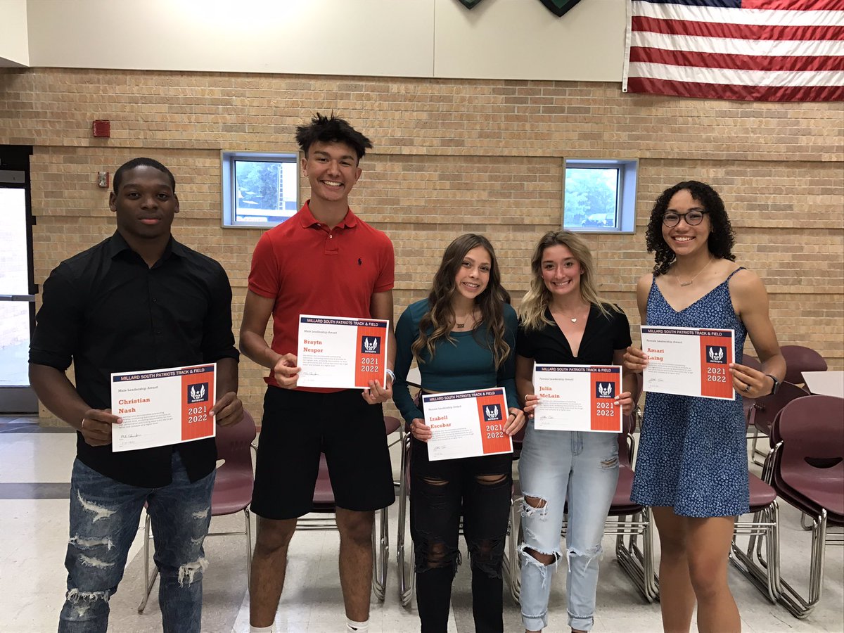 The next award recognizes our male and female leadership award winners voted on by the team.