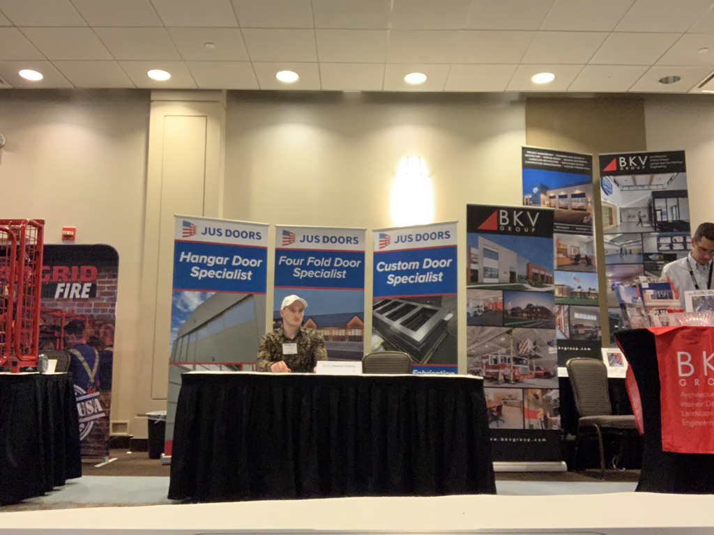 We are HERE, at the Station Design Conference in Rosemont, Illinois!  Come check us out at booth #32!  Your Four Fold Hanger and Custom Door Specialists will be on site 5/24 - 5/26. 

 Visit jusdoors.us today!