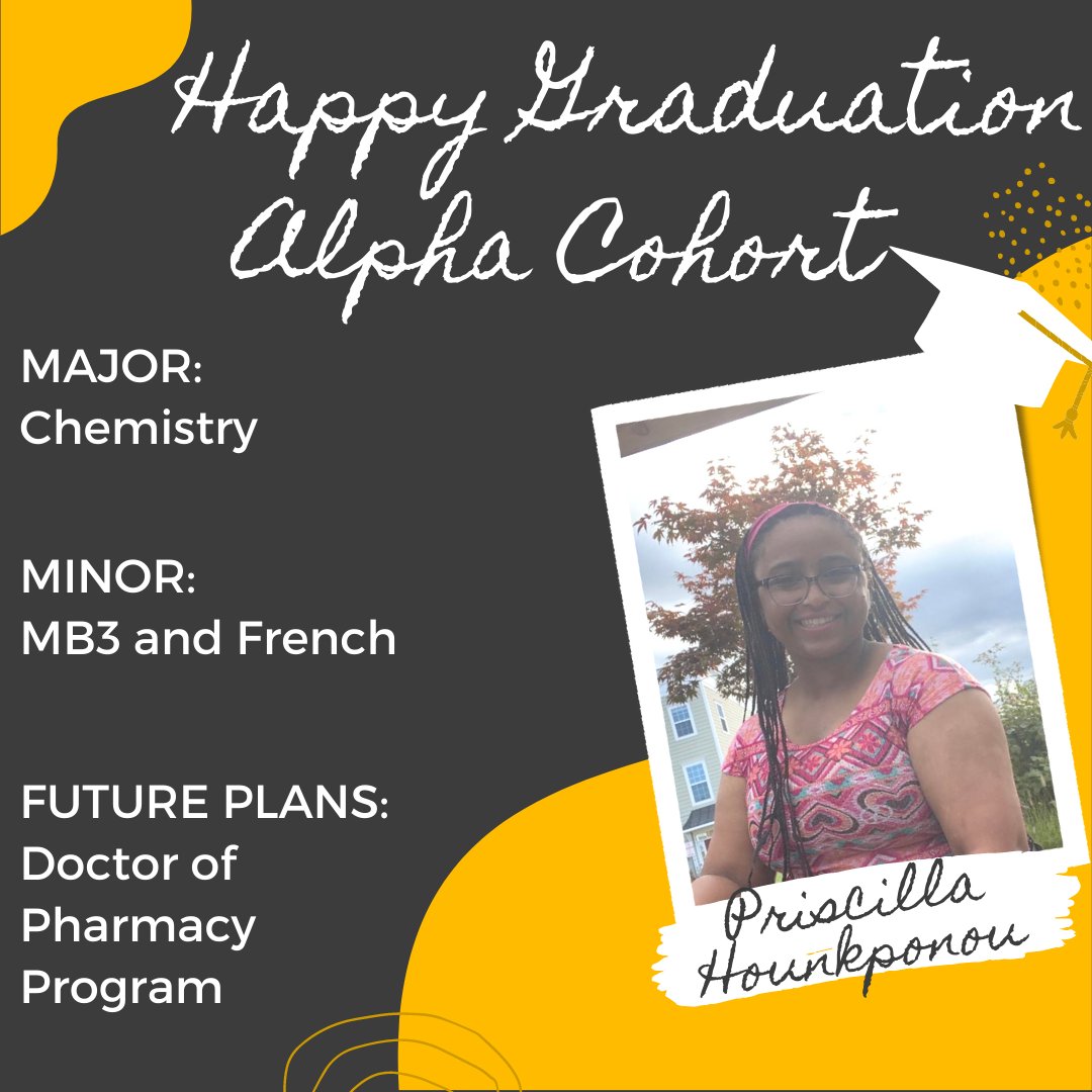 Congrats to our Alpha cohort members who graduate tomorrow! 🖤💛🎓

#TUProud #WomenInSTEM #Graduation #Classof2022