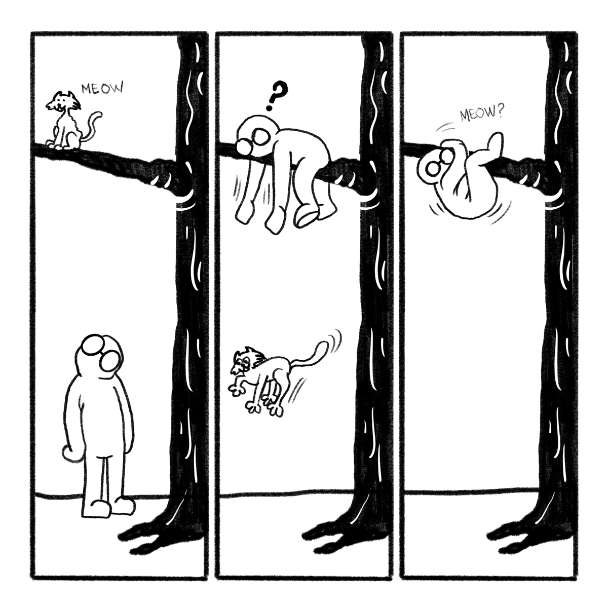 Fresh Fools Comic

"Meow" Panel

#freshfools