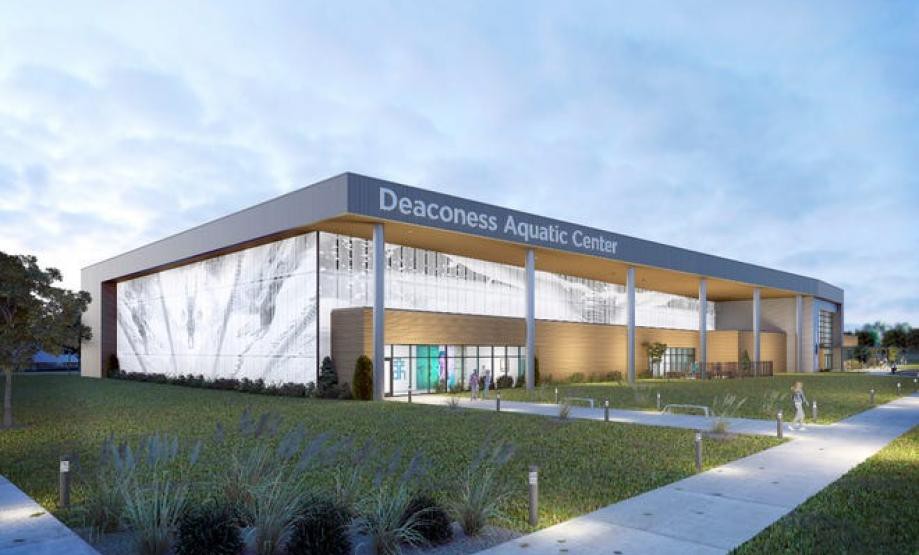 The pool will be used for college competitions and hosting the NCAA Division II men’s and women’s swimming and diving national championships in 2026.

Read the full article: Deaconess Aquatic Center
▸ lttr.ai/xP1T

#DedicatedLockerRooms #ZeroDepthEntryArea