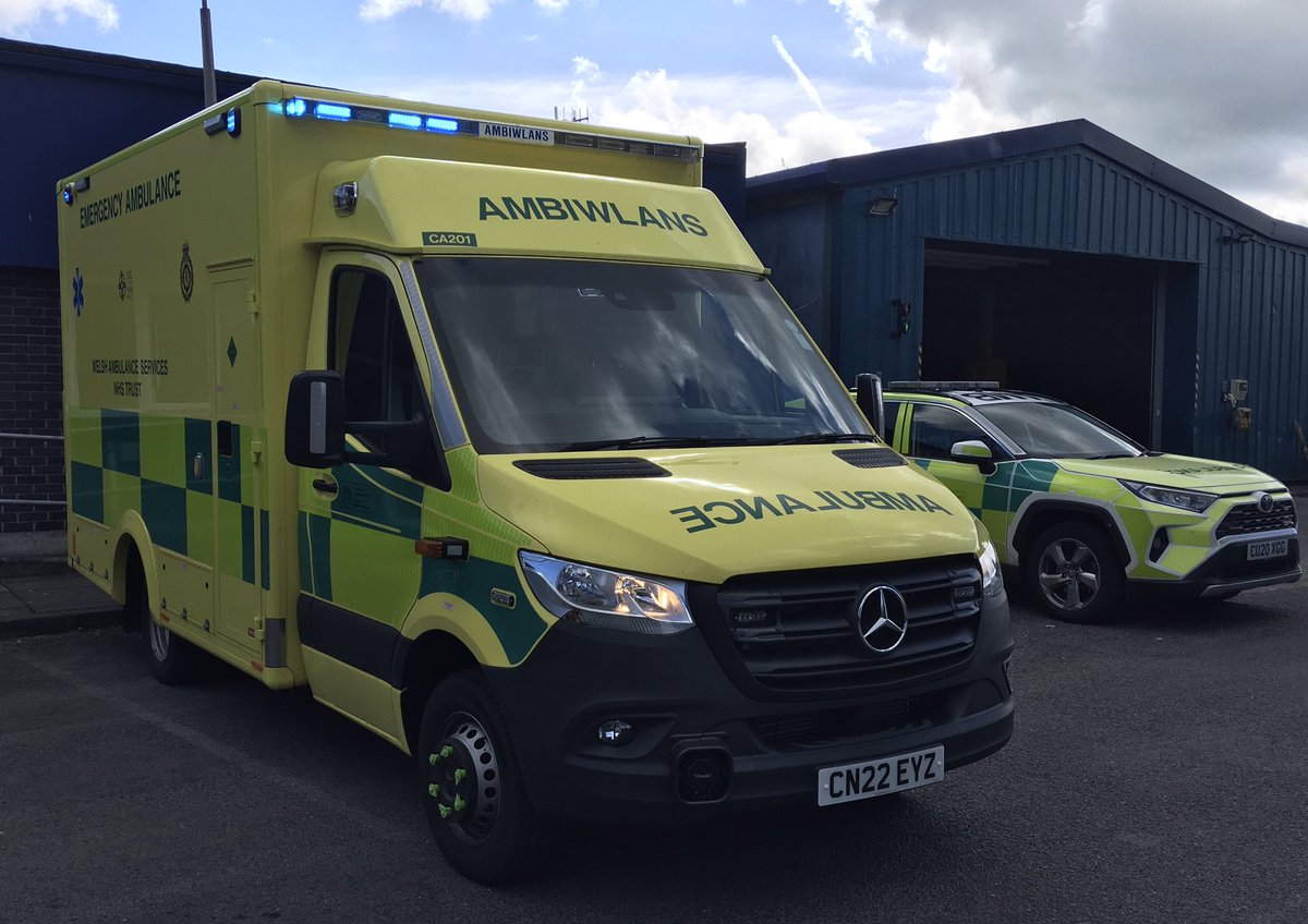 Chris_Newman_1's tweet photo. New ambulance hits the roads in #Pembrokeshire Some excellent new features for staff and patients including a hoist and air purifiers https://t.co/Ssz9uc8x28