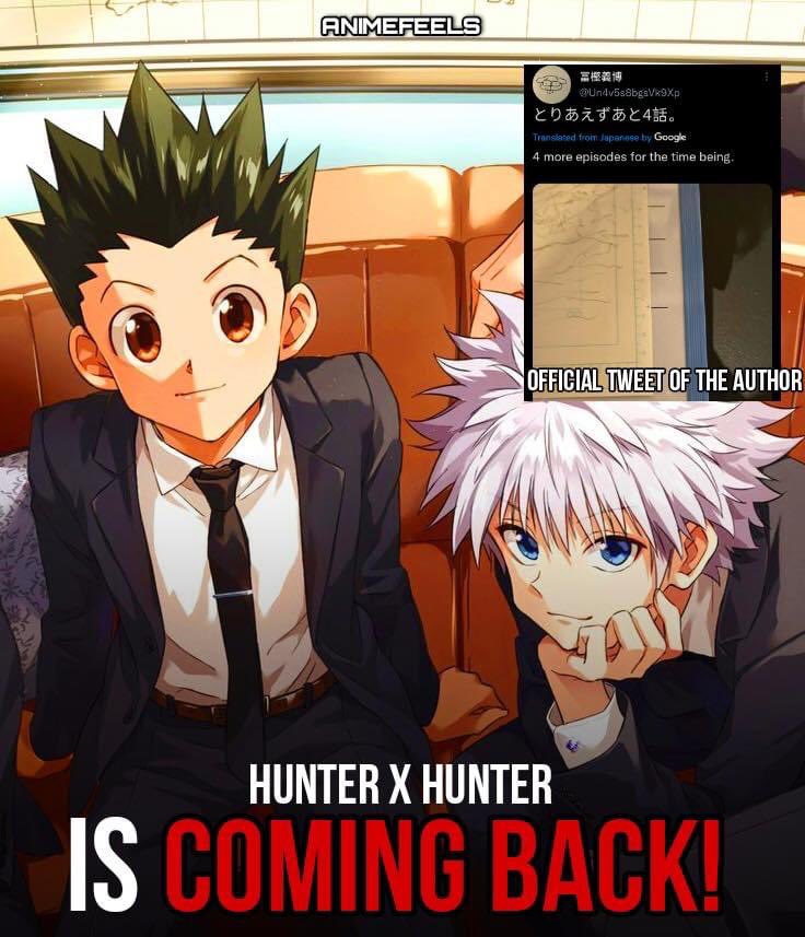 NOBODY CAN RUIN MY DAY, HXH IS COMING BACK 😭🙌🏾 #HunterXHunter