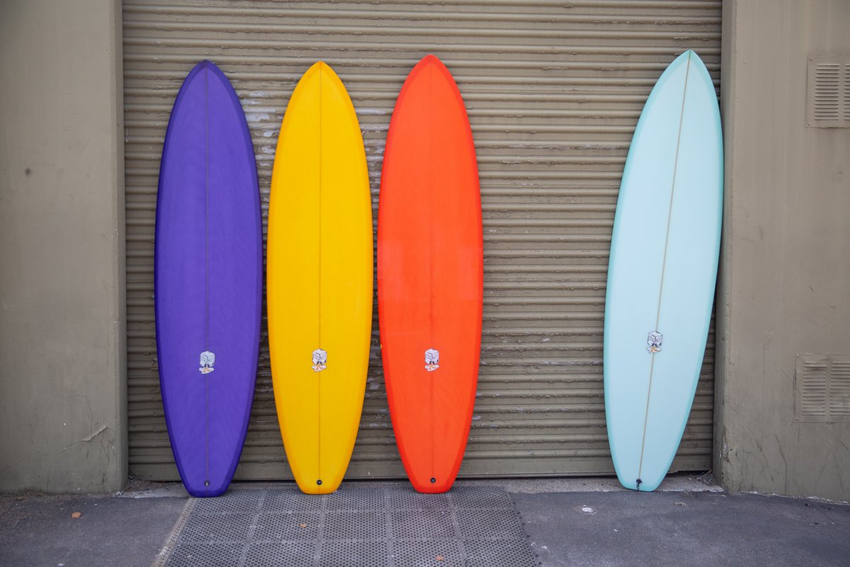 A few #RustyEggNot fresh from the factory. Not on the website (yet). Call soon if you want one.

#rustysurfboards #ourkind