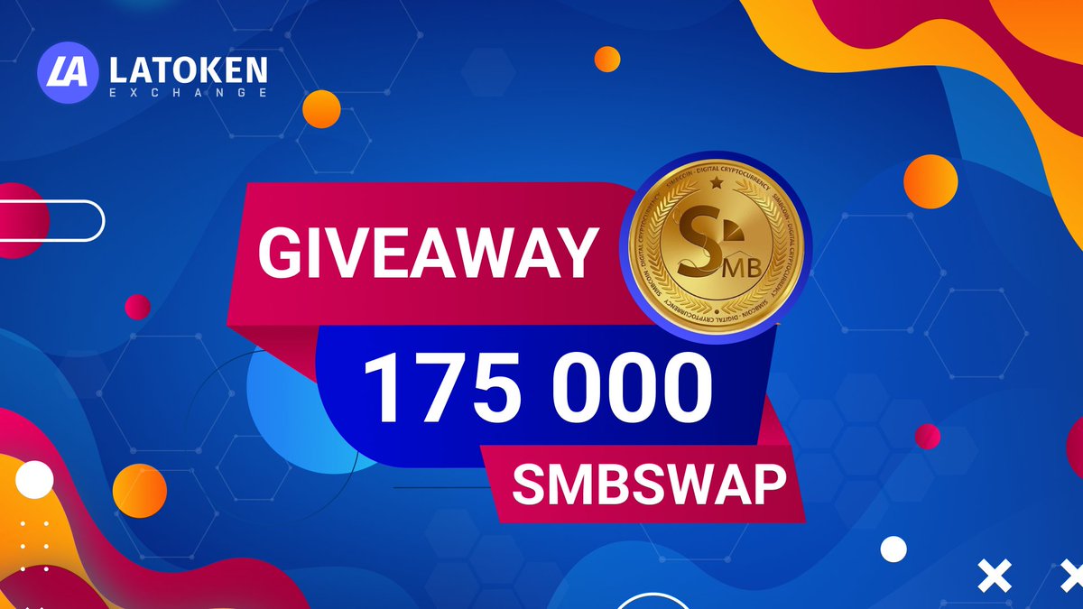 Latoken_cex's tweet photo. $2,000 SMBSWAP Buyers' Giveaway! 🎁

💰 800+ SMBSWAP buyers to get 10% capped reward.

Rules:
✅ Complete ALL social tasks
✅ Register on #LATOKEN
✅ RT and @ 3 friends
✅  Buy 2000 or more tokens

Go! 👉 https://t.co/qcNuyJzIwK

📣 Instant distribution! Join before June 02. https://t.co/8oRLpPhw11