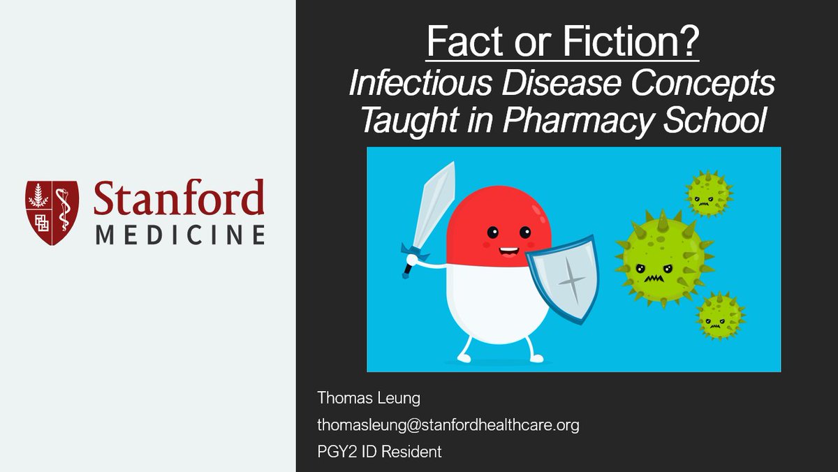 Our PGY2 #infectiousdiseases pharmacy resident <a href="/TLeungPharmD/">Thomas Leung 🇭🇰</a> busting antibiotic myths! #IDtwitter #PharmRes