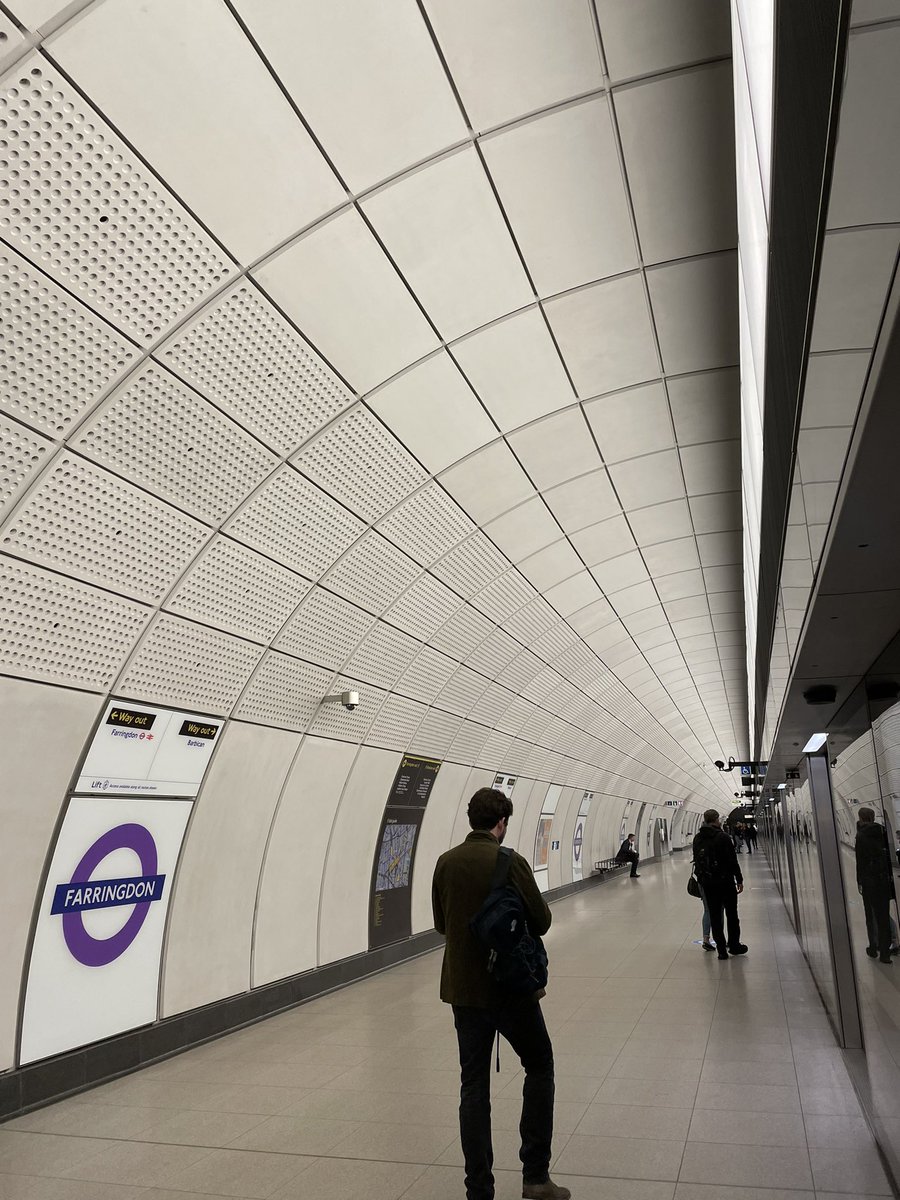 Benji_dxb's tweet photo. Ok so I couldnโt resist our work social for a little outing on the new railwayโฆ ๐ค #Crossrail #ElizabethLine #GeeksOnTour https://t.co/sORcMtr8Bf
