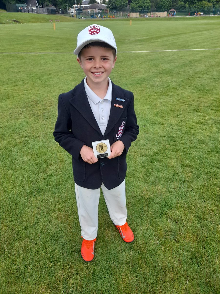 BromsPrepSport's tweet photo. (2/2) Congratulations to Theo S who was named as Bromsgrove's player of the day. And many thanks to the hosts @HallfieldSchool for organising a fantastic competition. #BromsSport #BromsCricket #SchoolSport https://t.co/jguhKD9jfK