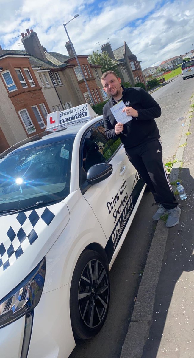 DrivewithShar's tweet photo. Another great First time Pass with Drive with Sharleen 🚗🏁🚗🏁
A huge congratulations to Cory Mccrory on passing his driving test today with absolute ease today at Paisley Test Centre with only 4 minors. Absolutely over the moon for you, so proud of what you have achieved! https://t.co/0jxqBpvAOZ