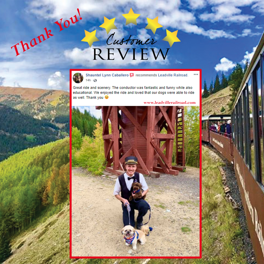 LeadvilleRR's tweet photo. @DogFriendlyTrav @PetonVacation @DogFriendlyCom @dogfriendlyinfo And we ❤️🐶! https://t.co/zWT8p5JPe8