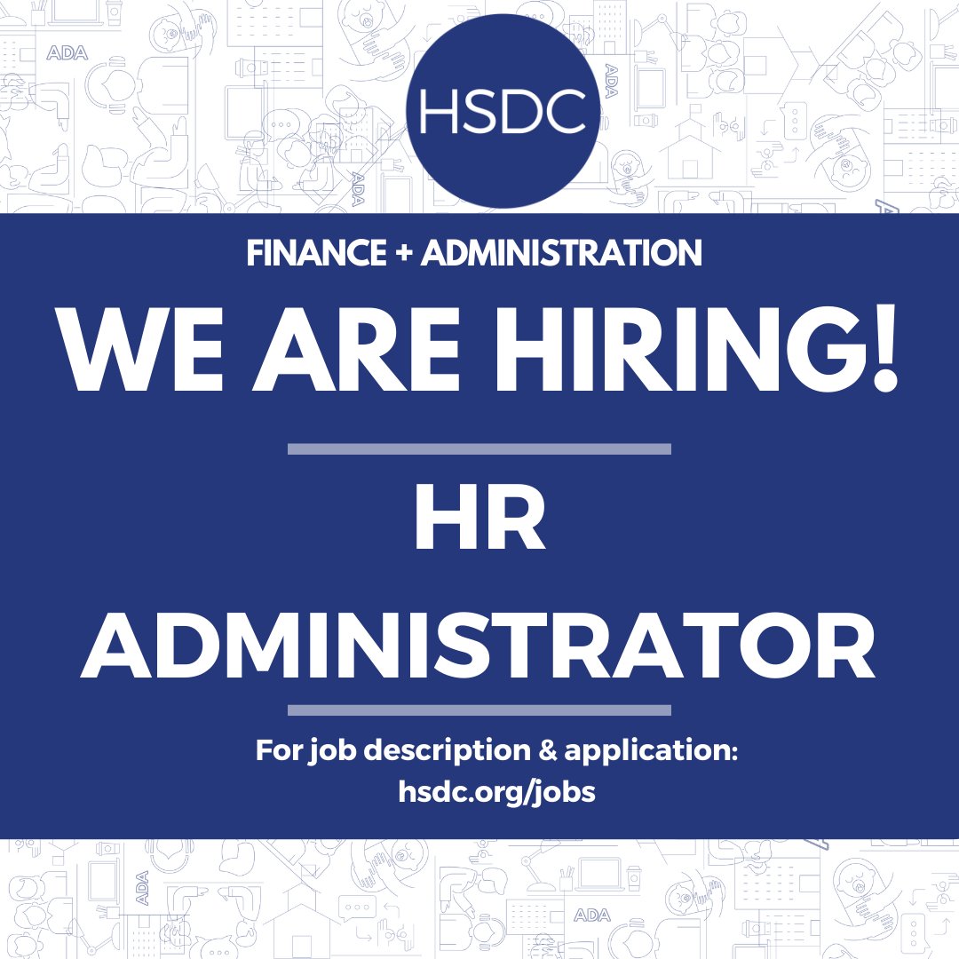 hsdcorg's tweet image. #HiringAlert: Our Finance + Administration is HIRING! They are looking for a HR Administrator. 
Do you have HR skills and background? Do you use #ASL? Then what are you waiting for? Apply if interested! HSDC.org/jobs

#hiring #hsdchiring #hropportunity #hrjobs #jobalert